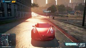 Alfa Romeo 4C Concept вид спереди, Need For Speed Most Wanted 2012