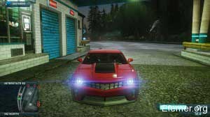Вид спереди - Chevrolet Comaro ZL1, Need For Speed Most Wanted 2012
