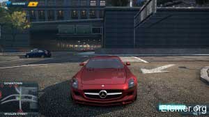 Вид спереди - Mercedes-Benz SLS AMG, Need For Speed Most Wanted 2012