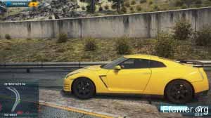 Вид сбоку - Nissan GT-R Egoist, Need For Speed Most Wanted 2012
