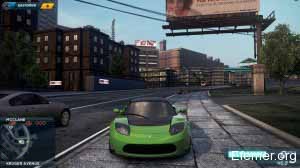 Tesla Roadster Sport вид спереди Need For Speed Most Wanted 2012