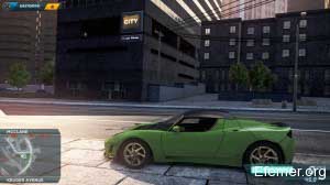 Вид сбоку - Tesla Roadster Sport, Need For Speed Most Wanted 2012