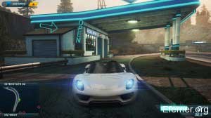 Вид спереди - Porsche 918 Spyder Concept, Need For Speed Most Wanted 2012