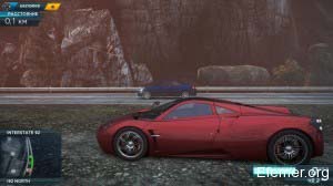 Вид сбоку - Pagani Huayra, Need For Speed Most Wanted 2012