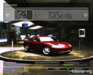 Mazda MX-5 сток NFS Undegraund 2