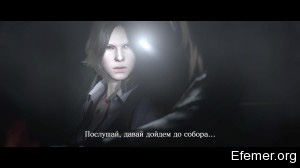 Хелен с фонариком в Resident Evil 6