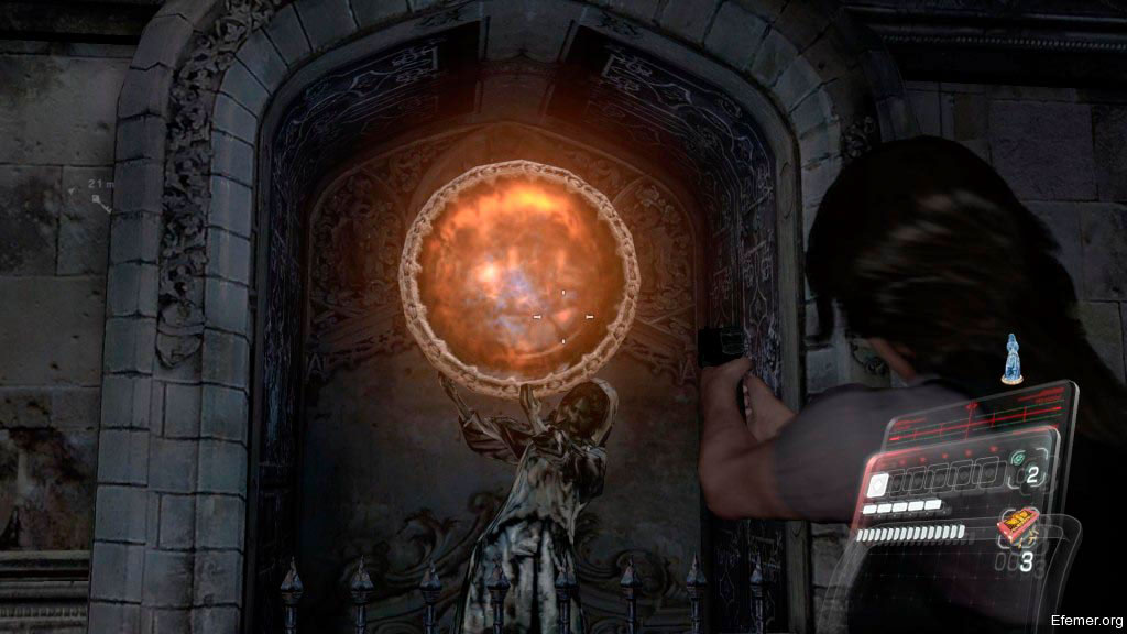 Горящее зеркало Горящее зеркало в игре Resident Evil 6