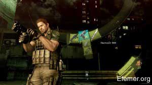 Редфилд с питолетом в Resident Evil 6