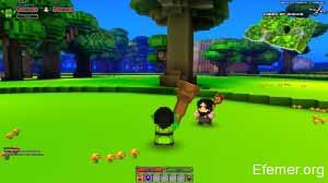 Утка-маг в игре Cube World