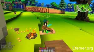 Эфемер спит в Cube World