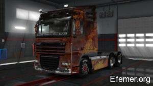 DAF XF 105 в игре Euro Truck Simulator 2