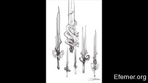 Мечи концепт-арт DmC: Devil May Cry