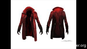 "Плащ Данте" - концепт-арт DmC: Devil May Cry