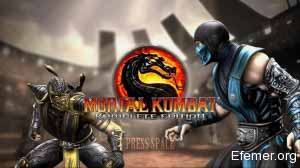 Надпись "Mortal Kombat Begin!"