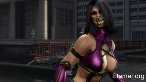 Милена без маски в Mortal Kombat Komplete Edition