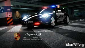 Полицейская Porsche Cayman S, Need For Speed Hot Pursuit