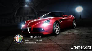 Alfa Romeo 8C Spider, NFS Hot Pursuit