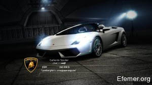Lamborghini Gallrdo Spyder LP560-4, Need For Speed Hot Pursuit