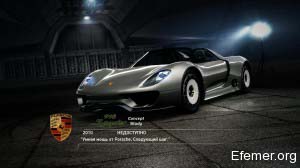 Porsche 918 Spyder Concept Study, Need For Speed Hot Pursuit
