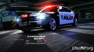 полицейский Dodge Charger SRT8, Need For Speed Hot Pursuit