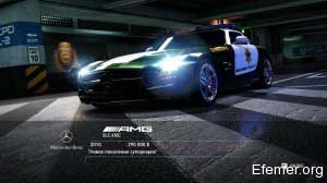 Полицейский Mercedes-Benz SLS AMG, Need For Speed Hot Pursuit