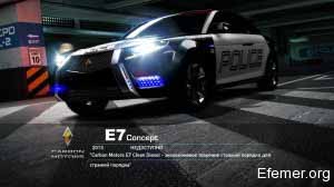 Полицейский Carbon Motors E7 Concept, Need For Speed Hot Pursuit