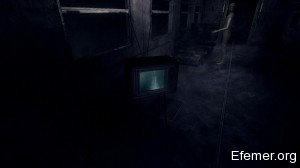 Безумный телевизор в игре The Train