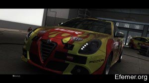 Alfa Romeo Guilietta Quadrifoglio Verde спереди Grid 2