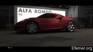 Alfa Romeo 4C в игре Grid 2