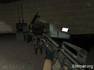 Кольт М4 карабин в игре Half-Life: Opposing Force