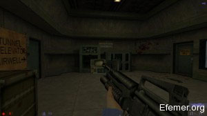 М4A1 с подствольным 40 мм гранатометом M203 в игре Half-Life: Blue Shift