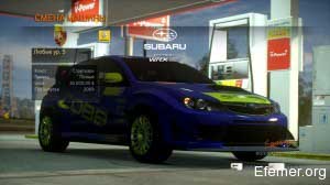 Subaru Impreza WRX STI в Need For Speed Run