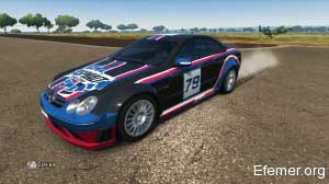 Mercedes-Benz CLK 63 AMG Black Series в игре TDU 2