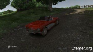 Chevrolet Corvette C1 1957 года в игре TDU 2