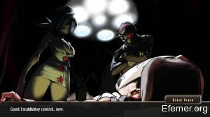 Valentine and Brain Drain игра SkullGirls