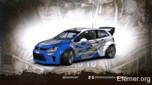 Volkswagen Polo R WRC test car в игре WRC 3