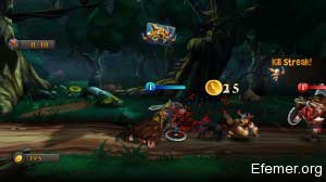 battle in the forest, Castle Storm