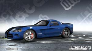 Dodge Viper SRT-10 в игре NFS ProStreet