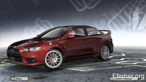 Mitsubishi Lancer Evo IX в игре NFS ProStreet