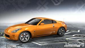 Nissan 350Z в игре NFS ProStreet