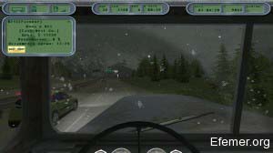 Rusty вид из кабины в игре Hard Truck: 18 Wheels of Steel