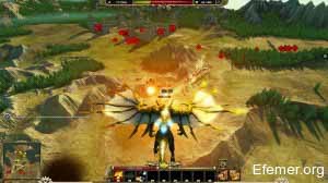 Вид с драконьего полета в игре Divinity Dragon Commander