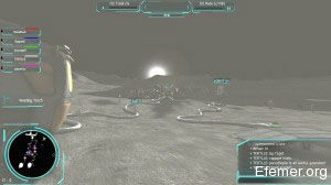 Поверхность луны Moonbase Alpha