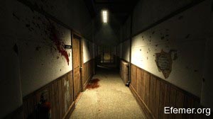 Коридор в игре Outlast 1