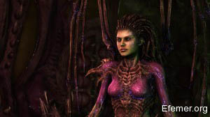 Сара снова зерг StarCraft II: Heart of the Swarm