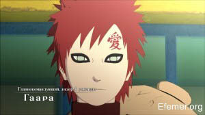 Лицо персонажа Гаара в игре Naruto shippuden Ultimate Ninja storm 3 Full Burst