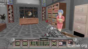 Японская учительница в игре Shadow Warrior Classic