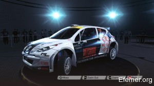 Peugeot 207 S2000 в игре WRC 4