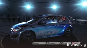 Hyundai i20 WRC test car в игре WRC 4
