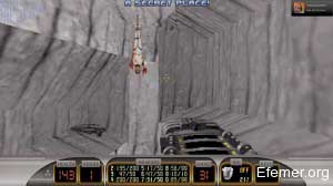 Люк Скайвокер висящий верх ногами в игре Duke Nukem 3D: Megaton Edition